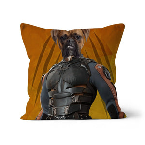 Wolverine: Custom Pet Pillow - Paw & Glory - Dog Portraits - Pet Portraits