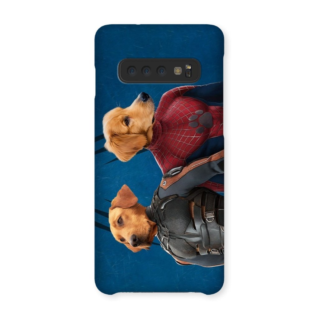 Wolverine & Spider Paw: Custom Pet Phone Case - Paw & Glory - Dog Portraits - Pet Portraits