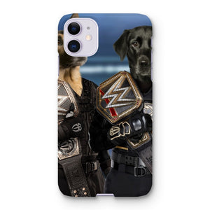 WrestleMania Champs: Custom Pet Snap Phone Case - Paw & Glory - Dog Portraits - Pet Portraits