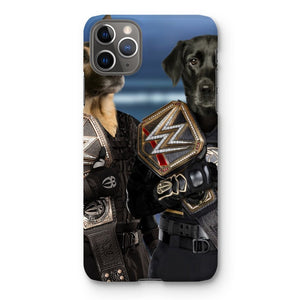 WrestleMania Champs: Custom Pet Snap Phone Case - Paw & Glory - Dog Portraits - Pet Portraits