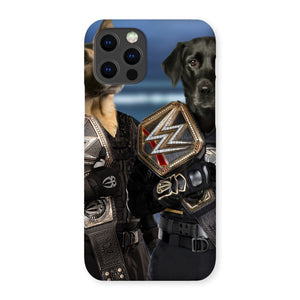 WrestleMania Champs: Custom Pet Snap Phone Case - Paw & Glory - Dog Portraits - Pet Portraits