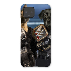 WrestleMania Champs: Custom Pet Snap Phone Case - Paw & Glory - Dog Portraits - Pet Portraits