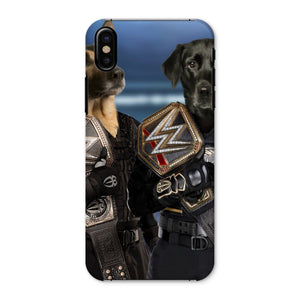 WrestleMania Champs: Custom Pet Snap Phone Case - Paw & Glory - Dog Portraits - Pet Portraits
