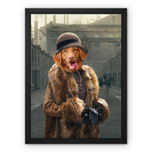 Peaky Blinders (Female): Custom Pet Canvas - Paw & Glory - #pet portraits# - #dog portraits# - #pet portraits uk#paw & glory, pet portraits canvas,pet on canvas uk, pet photo to canvas, dog photo on canvas, dog canvas, pet on canvas