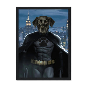 Batman: Custom Pet Portrait - Paw & Glory, paw and glory, drawing pictures of pets, personalized pet and owner canvas, the admiral dog portrait, hogwarts dog houses, funny dog paintings, original pet portraits, pet portraits