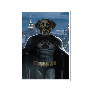 Batman: Custom Pet Portrait - Paw & Glory, pawandglory, dog portrait images, louvenir pet portrait, painting of your dog, in home pet photography, the general portrait, custom pet painting, pet portrait