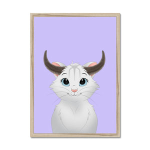 Buffalo Horn: Cartoon Pet Portrait - Paw & Glory - #pet portraits# - #dog portraits# - #pet portraits uk#