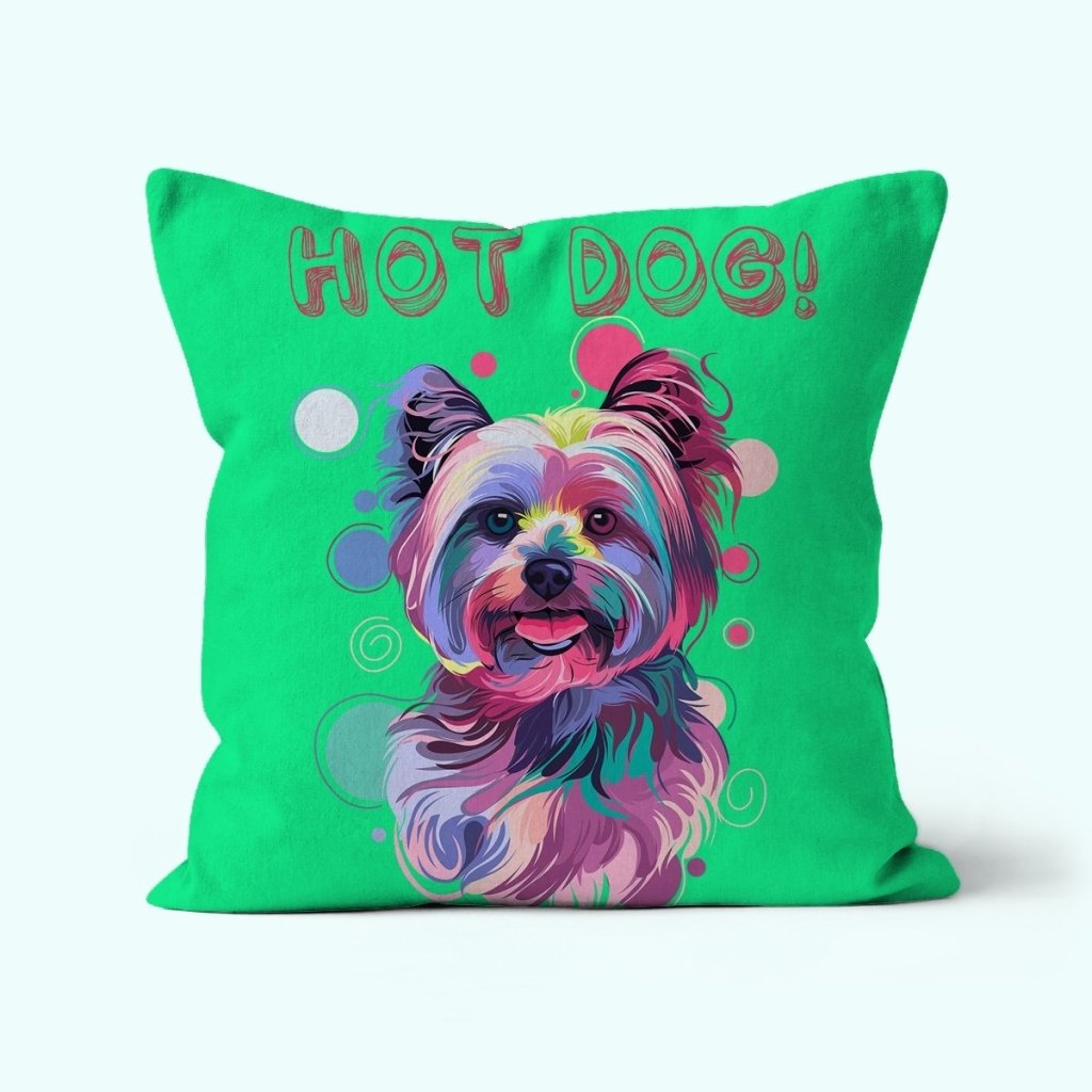 Custom Pastel Pop: Pet Portrait Pillow - Paw & Glory - #pet portraits# - #dog portraits# - #pet portraits uk#