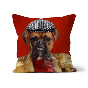 Delboy: Custom Pet Throw Pillow - Paw & Glory - #pet portraits# - #dog portraits# - #pet portraits uk#paw and glory, pet portraits cushion,pet face pillows, pillow personalized, dog personalized pillow, pillow with pet picture, dog pillows personalized