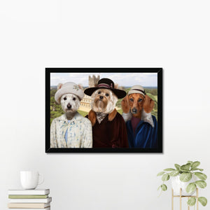 Downton Ladies: Custom Pet Portrait - Paw & Glory - #pet portraits# - #dog portraits# - #pet portraits uk#