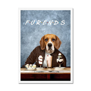Furends: Custom Framed Pet Portrait - Paw & Glory, pawandglory, funny dog paintings, personalized pet and owner canvas, dog portrait background colors, painting of your dog, best dog paintings, dog drawing from photo, pet portraits