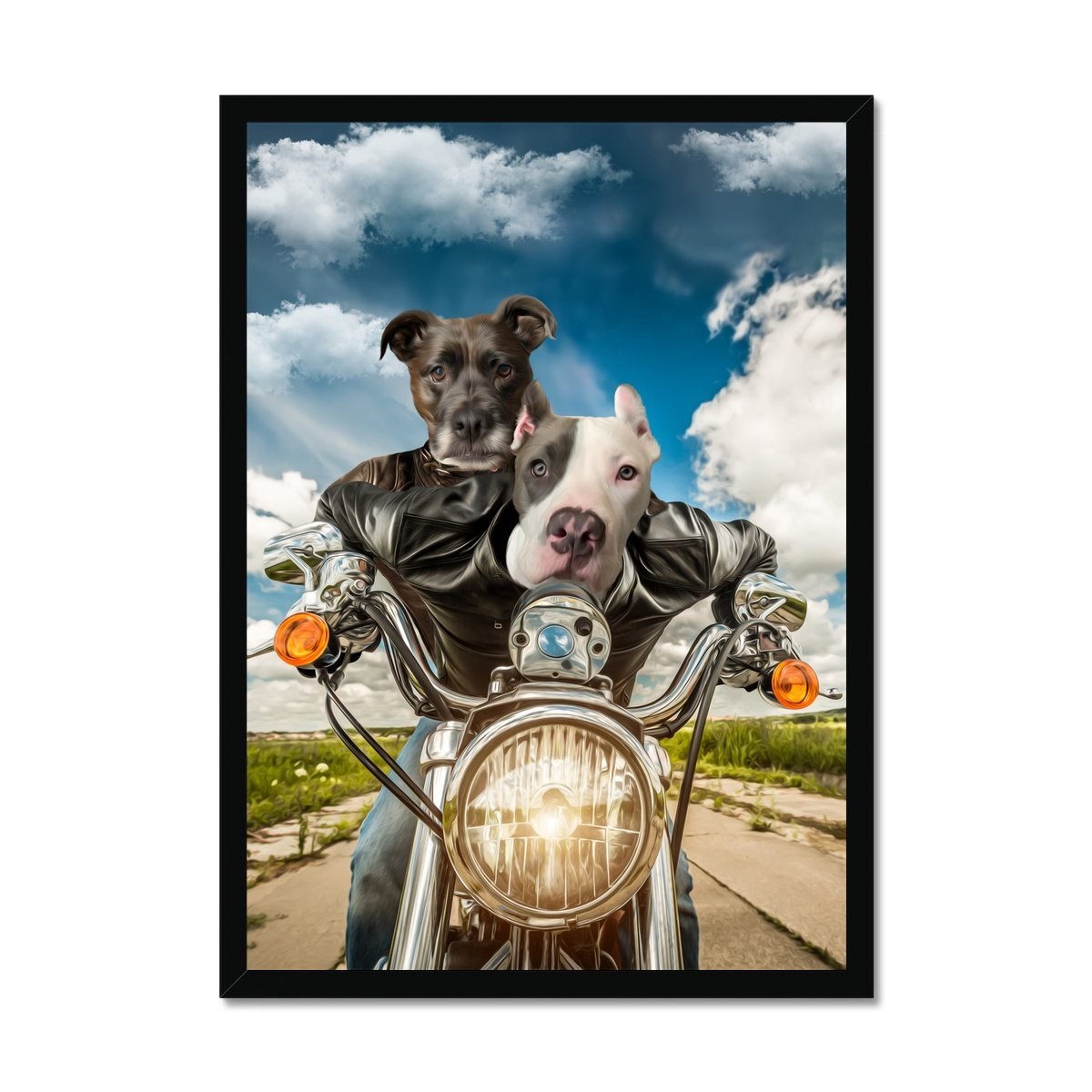 Harley Wooferson: Custom Pet Portrait - Paw & Glory - #pet portraits# - #dog portraits# - #pet portraits uk#