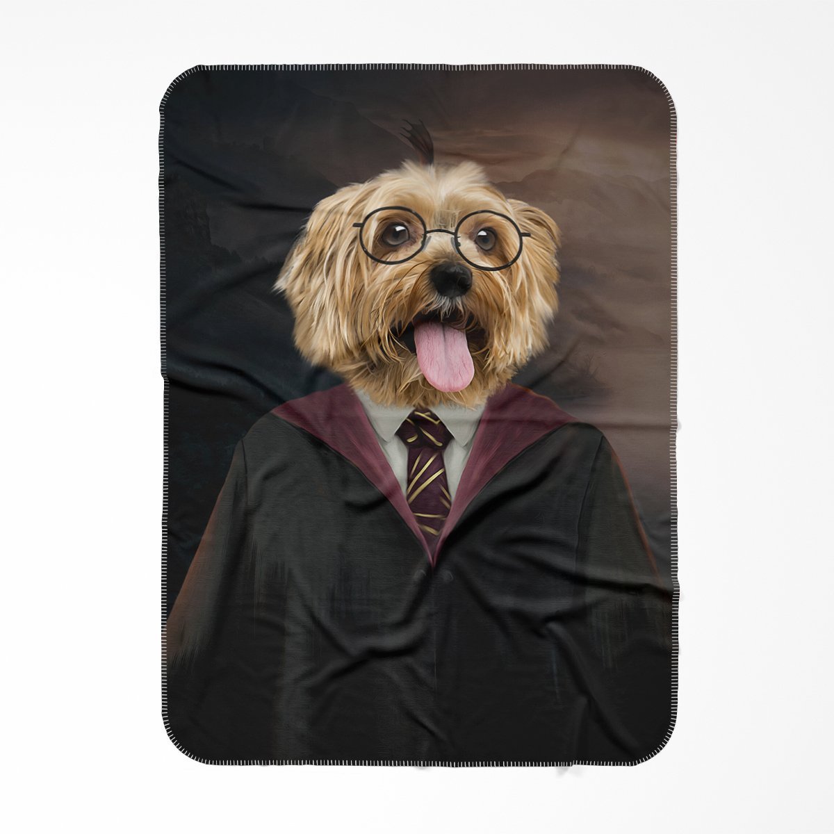 Harry Doggo: Custom Pet Blanket - Paw & Glory - #pet portraits# - #dog portraits# - #pet portraits uk#Paw and glory, Pet portraits blanket,custom dog photo blanket, blanket with my dogs picture on it, cat picture on blanket, dog blanket photo, fleece blanket with dog picture