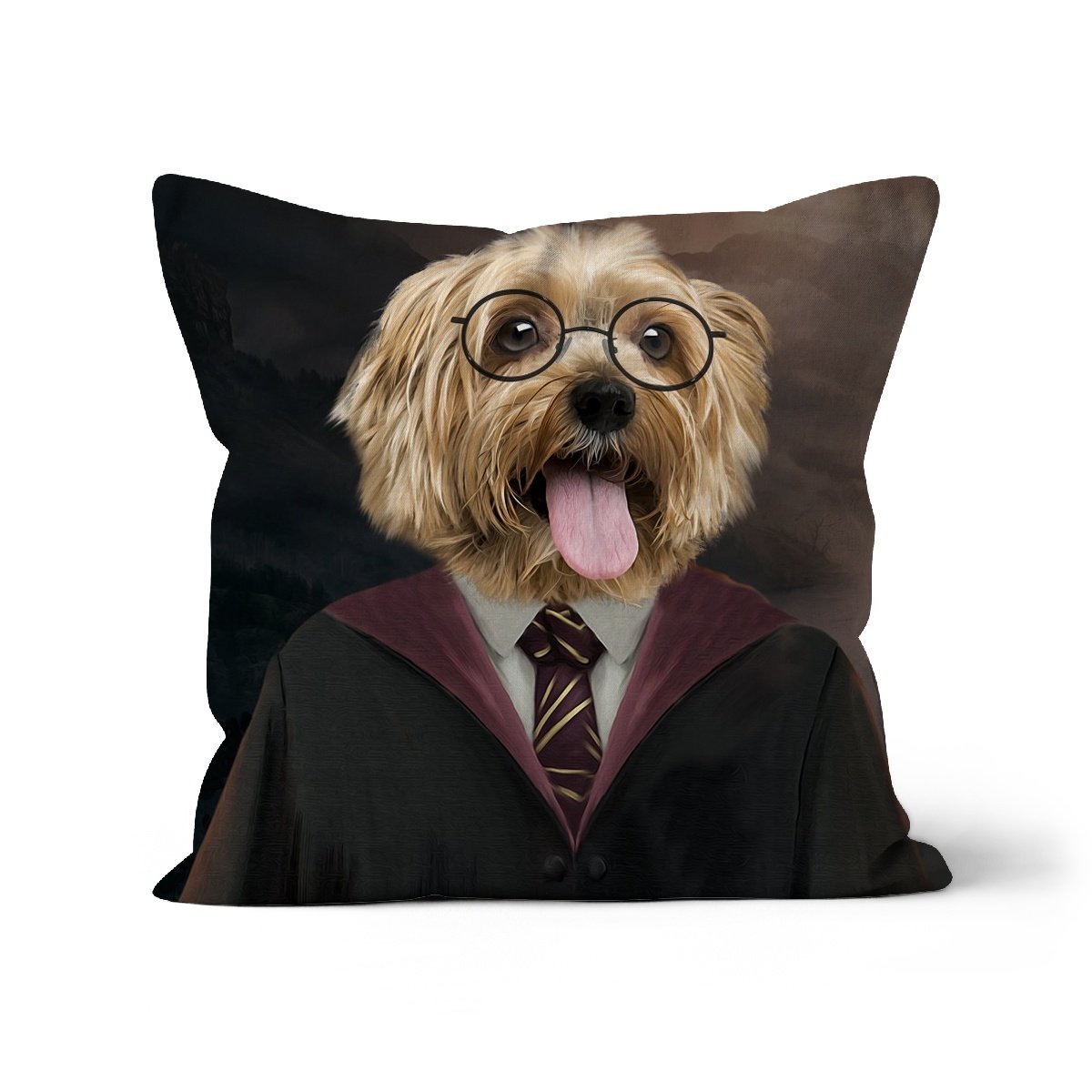 Harry Doggo: Custom Pet Cushion - Paw & Glory - #pet portraits# - #dog portraits# - #pet portraits uk#pawandglory, pet art pillow,dog memory pillow, photo pet pillow, custom pillow of your pet, pet pillow, custom cat pillows