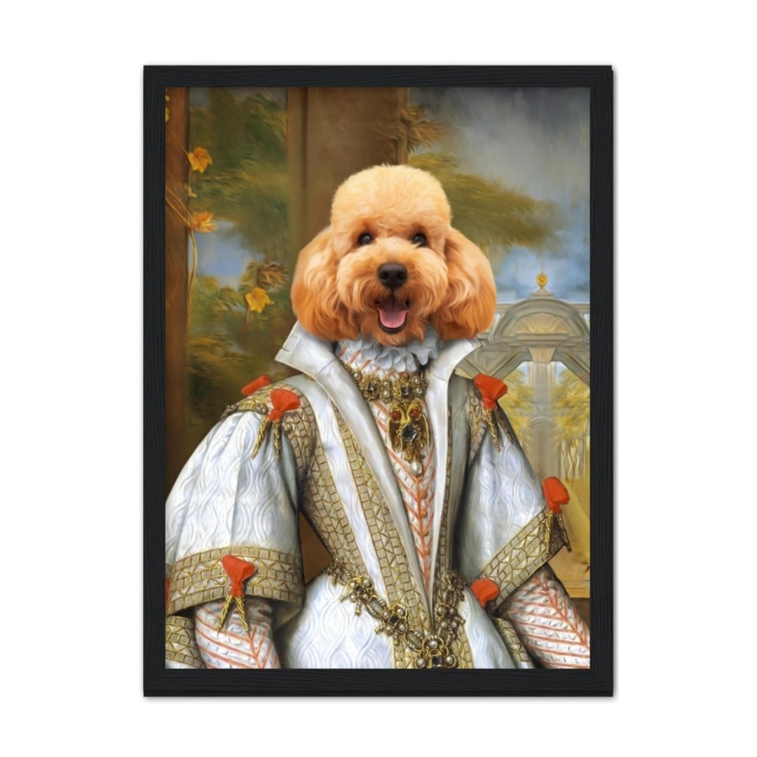 Her Ladyship: Custom Pet Portrait - Paw & Glory - #pet portraits# - #dog portraits# - #pet portraits uk#