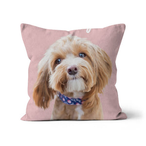 Minimalist Custom Pet Throw Pillow - Paw & Glory - #pet portraits# - #dog portraits# - #pet portraits uk#paw & glory, pet portraits pillow,pet face pillow, dog memory pillow, pet print pillow, custom pillow of your pet, pet custom pillow, print pet on pillow