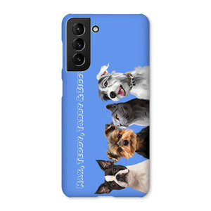 Modern: Custom 4 Pet Phone Case (Half Body) - Paw & Glory - #pet portraits# - #dog portraits# - #pet portraits uk#pet painting from photograph, pet portrait from, pet portraits painting, dog portraits in oil, animal art painting, funky pet portraits, pet portraits, turnerandwalker, west and willow