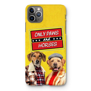 Only Paws & Horses: Custom 2 Pet Phone Case - Paw & Glory - paw and glory, pet art phone case uk, personalized cat phone case, dog mum phone case, dog phone case custom, life is better with a dog phone case, pet art phone case, Pet Portrait phone case,