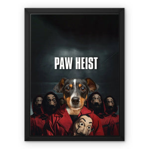Paw Heist: Custom Pet Canvas - Paw & Glory - #pet portraits# - #dog portraits# - #pet portraits uk#paw and glory, pet portraits canvas,pet art canvas, custom dog canvas, dog pictures on canvas, dog canvas print, personalized pet canvas