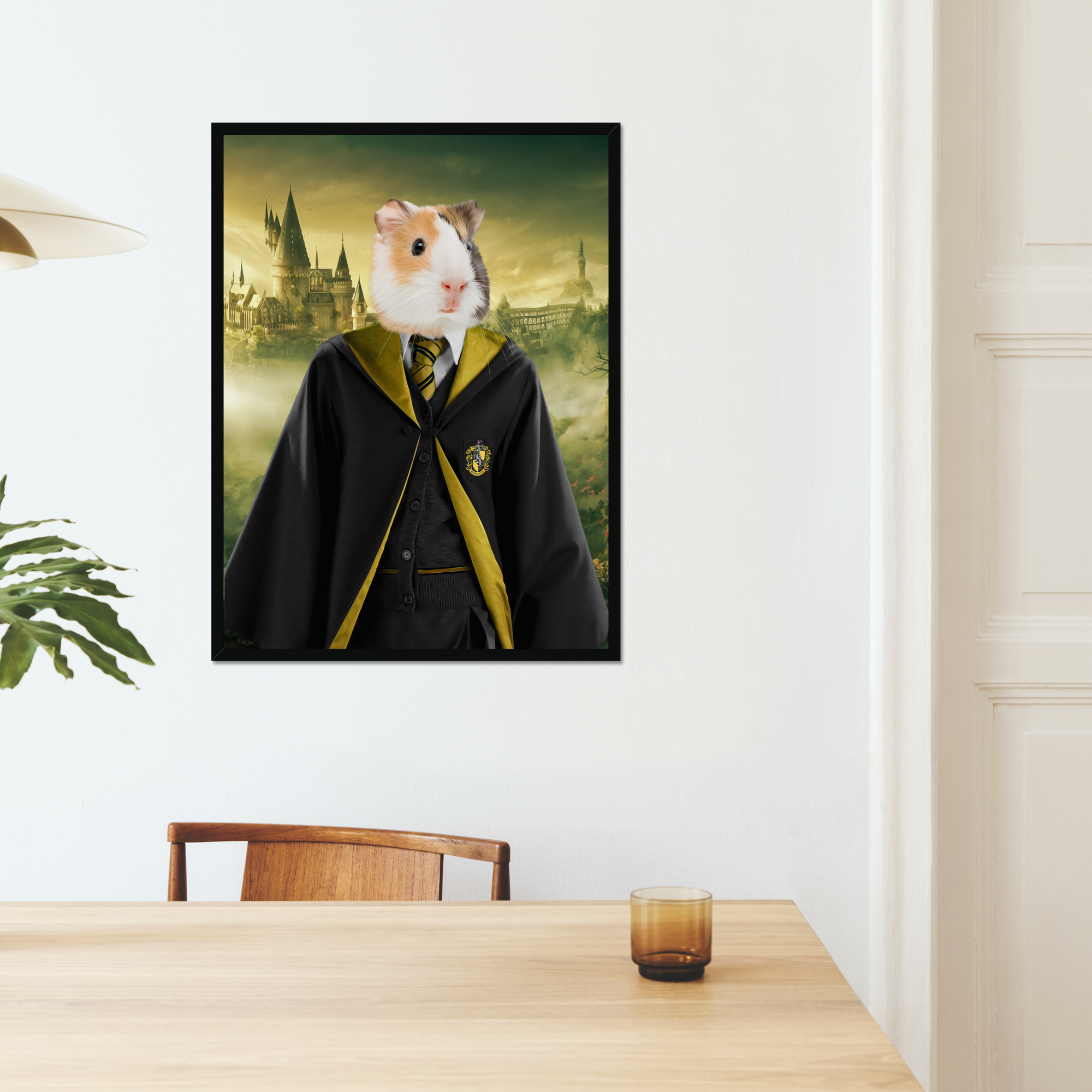 Paw & Glory, paw and glory, animal portraits in oils, Harry Potter animal portrait, Cute animal portrait, Non custom animal paintings, Harry Potter costume, for animal portraits, Animal portrait