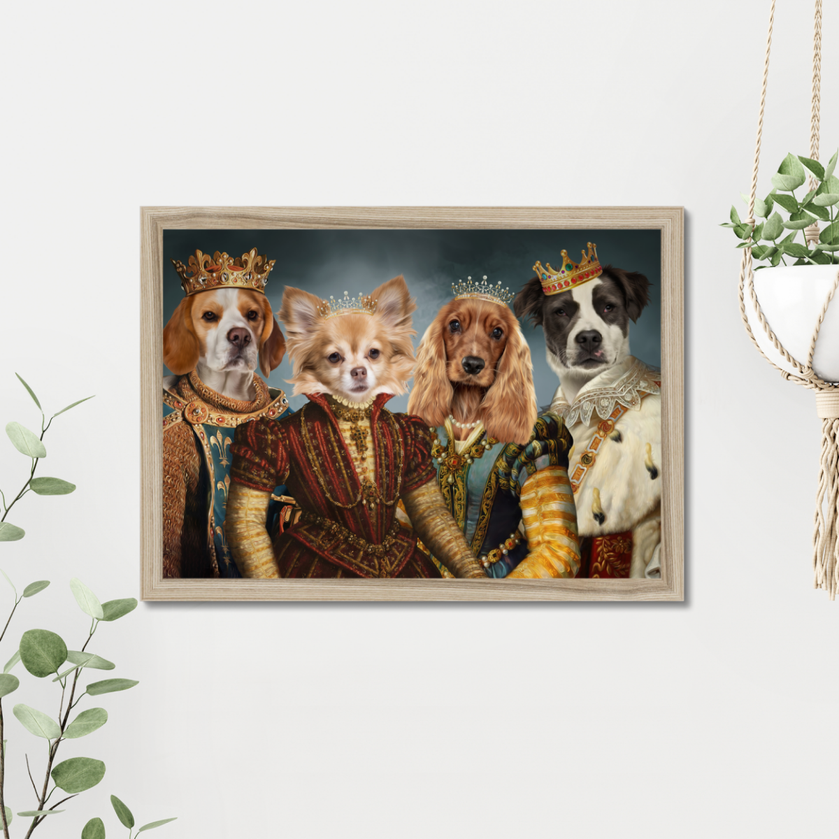 Royal Pops & Princesses: Custom Framed 4 Pet Portrait - Paw & Glory, pawandglory, nasa dog portrait, pet portraits leeds, pictures for pets, pet portrait admiral, dog portraits as humans, in home pet photography, pet portraits