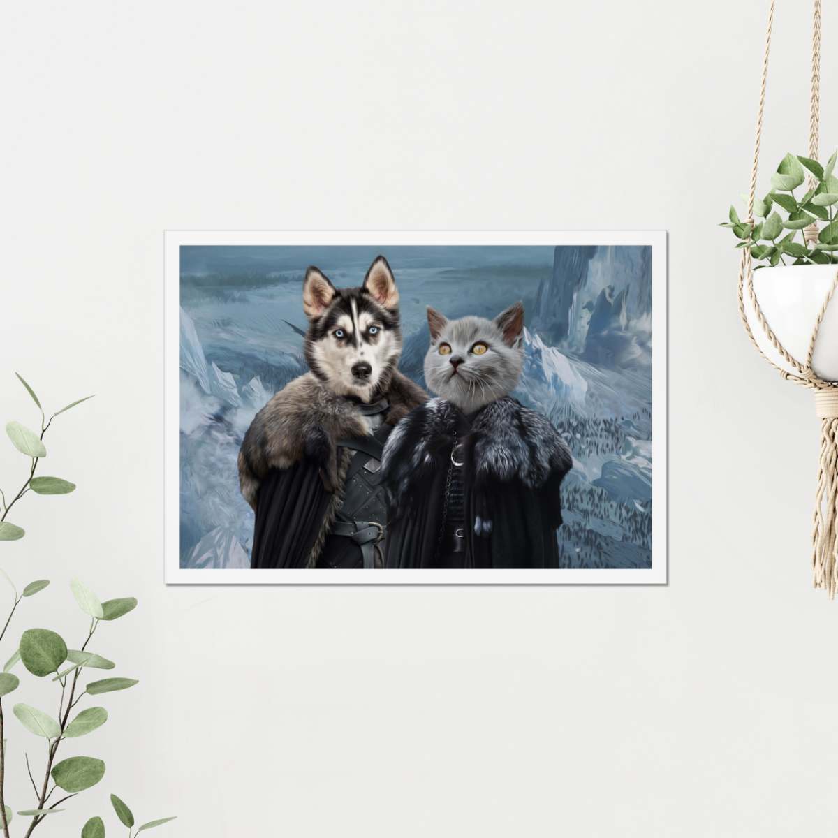 The Rulers (GOT Inspired): Custom Pet Poster - Paw & Glory - #pet portraits# - #dog portraits# - #pet portraits uk#Paw & Glory, pawandglory, best dog paintings, digital pet paintings, pet portrait admiral, professional pet photos, custom pet paintings, the general portrait, pet portraits