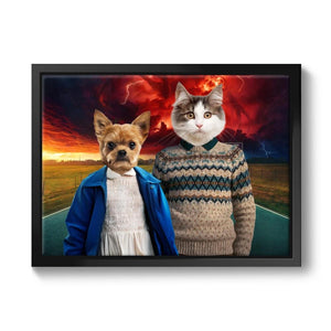 Stranger Things: Custom Pet Canvas - Paw & Glory - #pet portraits# - #dog portraits# - #pet portraits uk#paw & glory, custom pet portrait canvas,custom dog canvas, the pet canvas, canvas of my dog, pet canvas uk, pet on canvas reviews