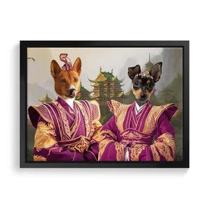 The Chinese Rulers: Custom Pet Canvas - Paw & Glory - #pet portraits# - #dog portraits# - #pet portraits uk#paw and glory, pet portraits canvas,custom pet canvas prints, dog pictures on canvas, dog canvas art custom, personalised cat canvas, dog wall art canvas