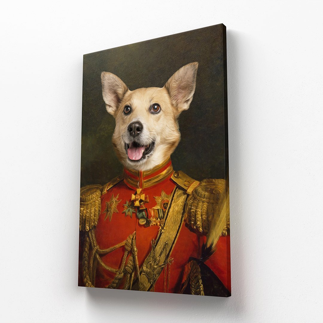 The Duke: Custom Pet Canvas - Paw & Glory - #pet portraits# - #dog portraits# - #pet portraits uk#pawandglory, pet art canvas,dog art canvas, dog canvas print, dog canvas painting, pet canvas portrait, pet canvas uk