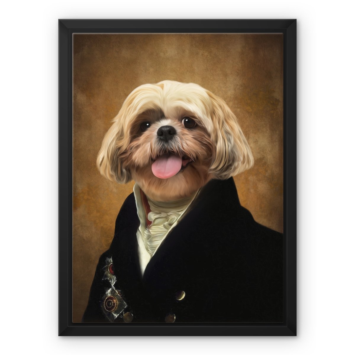 The Earl: Custom Pet Canvas - Paw & Glory - #pet portraits# - #dog portraits# - #pet portraits uk#paw & glory, custom pet portrait canvas,pet in costume canvas, best pet canvas art, dog canvas art custom, custom dog art canvas, dog canvas personalized