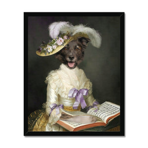 The English Rose: Custom Pet Portrait - Paw & Glory, pawandglory, pet portrait admiral, the admiral dog portrait, animal portrait pictures, dog portraits admiral, the general portrait, painting pets, pet portrait