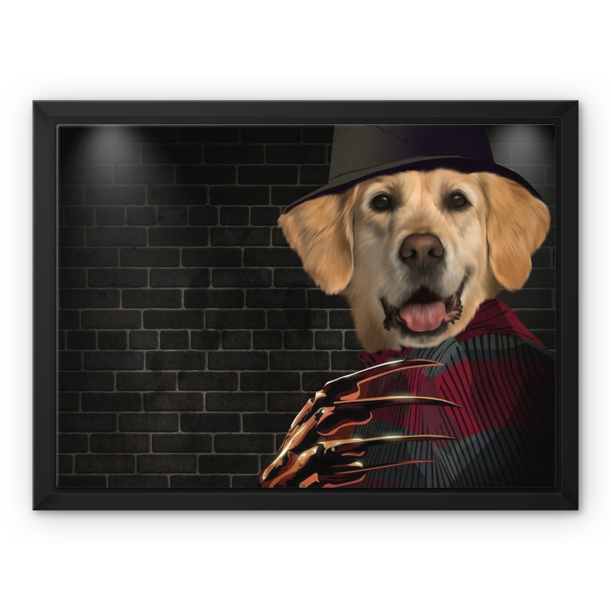 The Freddie: Custom Pet Canvas - Paw & Glory - #pet portraits# - #dog portraits# - #pet portraits uk#paw & glory, custom pet portrait canvas,personalised dog canvas, best pet canvas art, custom pet canvas prints, pet custom canvas, personalised dog canvas uk