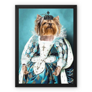 The Queen Regent: Custom Pet Canvas - Paw & Glory - #pet portraits# - #dog portraits# - #pet portraits uk#paw & glory, pet portraits canvas,personalized dog canvas, canvas of my dog, personalized dog canvas print, custom canvas dog prints, custom pet canvas portraits