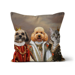 The Queens: Custom Pet Cushion - Paw & Glory - #pet portraits# - #dog portraits# - #pet portraits uk#paw and glory, pet portraits cushion,custom pillow of your pet, pet pillow, custom cat pillows, photo pet pillow, dog memory pillow