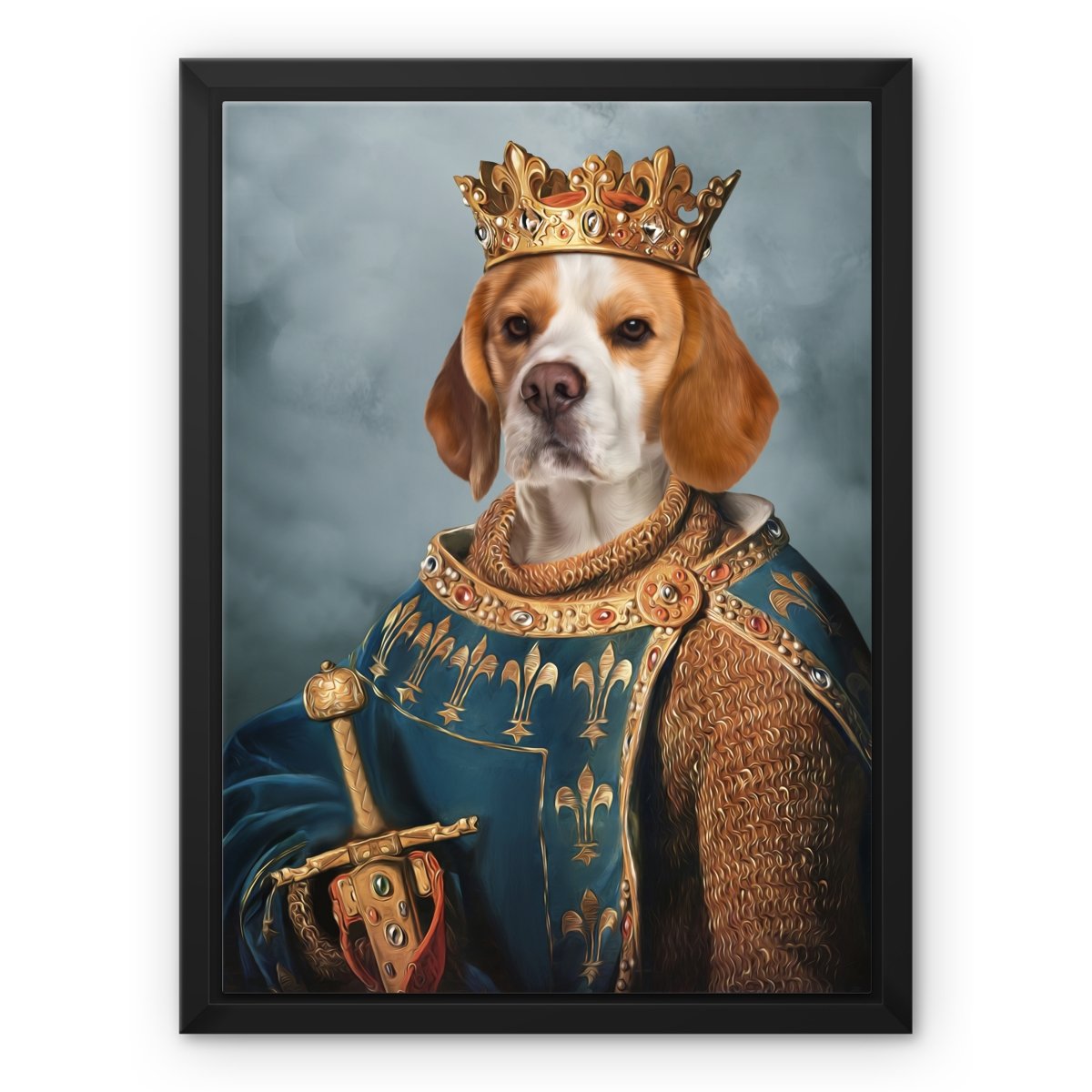 The Sovereign: Custom Pet Canvas - Paw & Glory - #pet portraits# - #dog portraits# - #pet portraits uk#pawandglory, pet art canvas,canvas dog carrier, my pet canvas , pet custom canvas, pet on canvas uk, pet canvas portrait