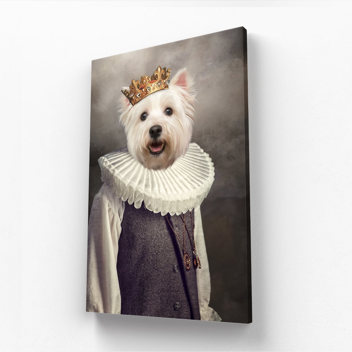The Young Prince: Custom Pet Canvas - Paw & Glory - #pet portraits# - #dog portraits# - #pet portraits uk#paw and glory, pet portraits canvas,personalized dog canvas, canvas of my dog, personalized dog canvas print, custom canvas dog prints, custom pet canvas portraits