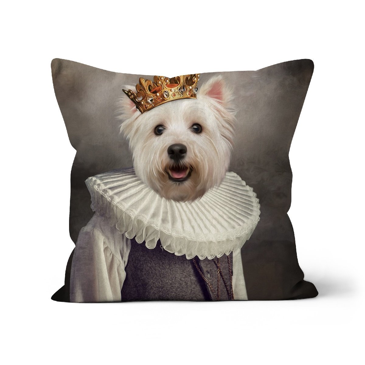 The Young Prince: Custom Pet Cushion - Paw & Glory - #pet portraits# - #dog portraits# - #pet portraits uk#paw & glory, custom pet portrait pillow,personalised cat pillow, dog shaped pillows, custom pillow cover, pillows with dogs picture, my pet pillow
