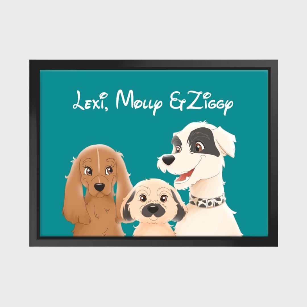 What Size Pet Memorial Portrait Should You Choose?