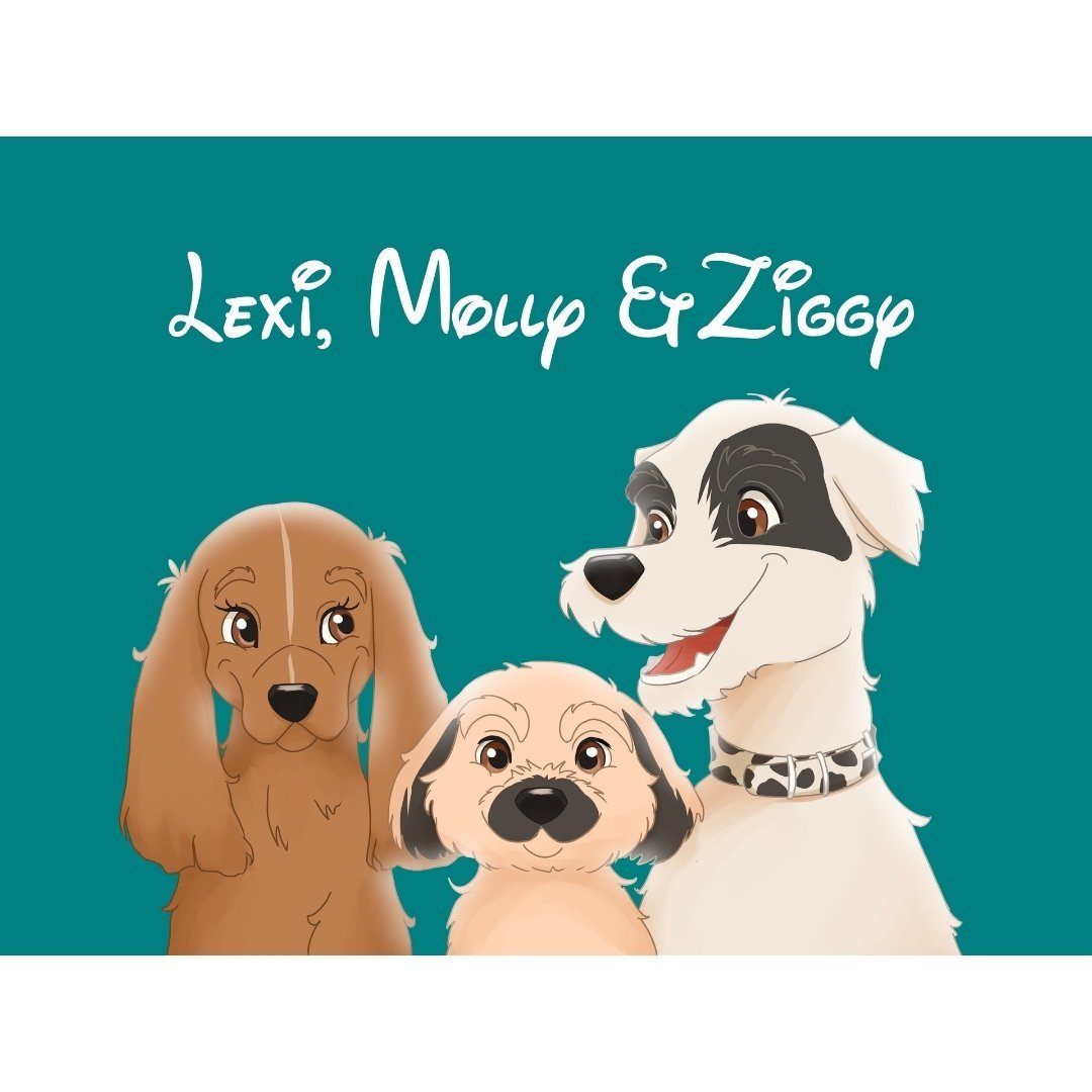 Multiple Pet Portrait Layouts: How to Arrange Two, Three or More Pets