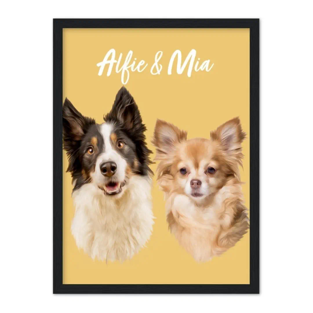 Pet Memorial Portrait With Name, Dates or Quote? What to Include