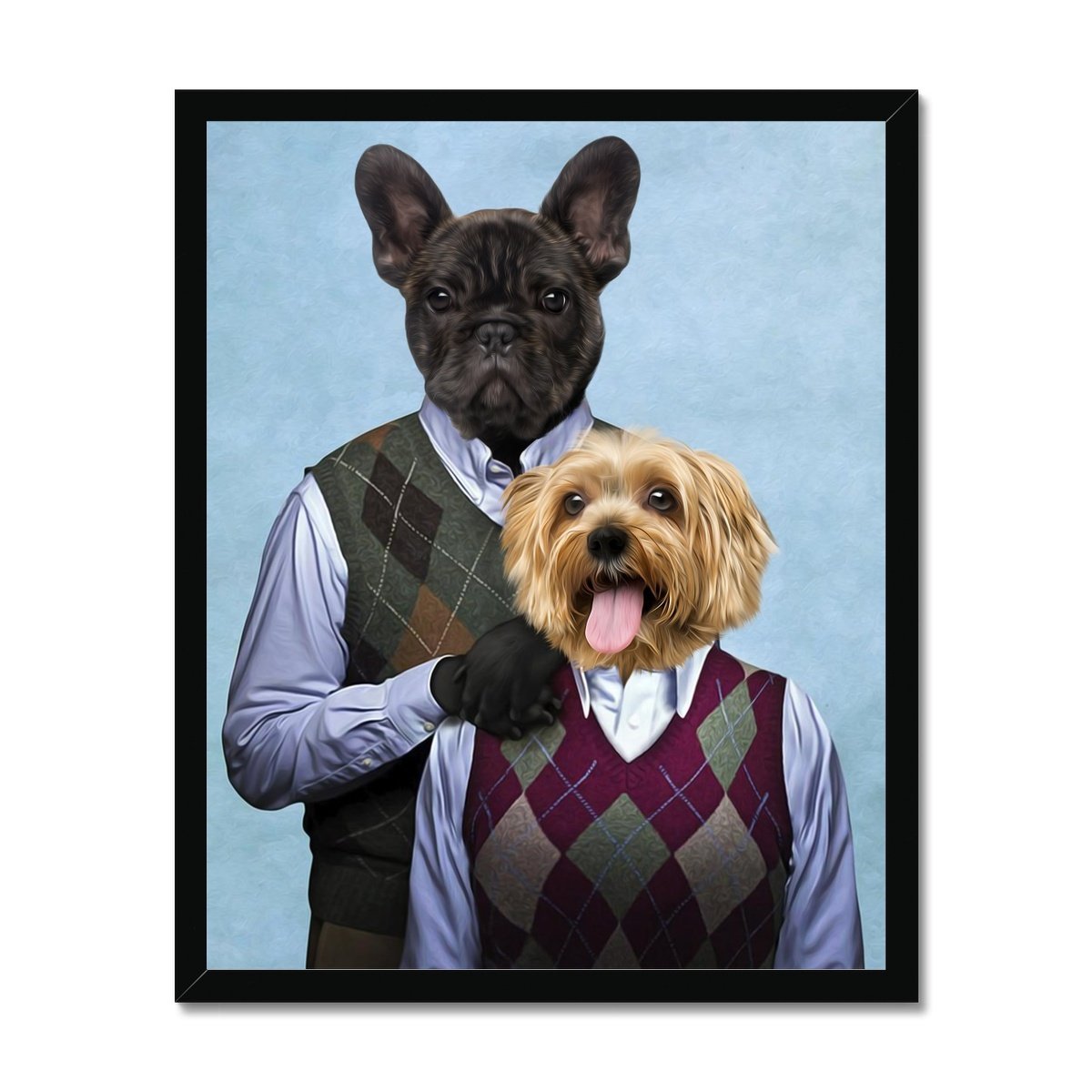 Can a Pet Portrait Artist Remove a Leash, Person or Messy Background?