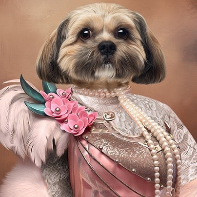 Female Renaissance Pet Portraits