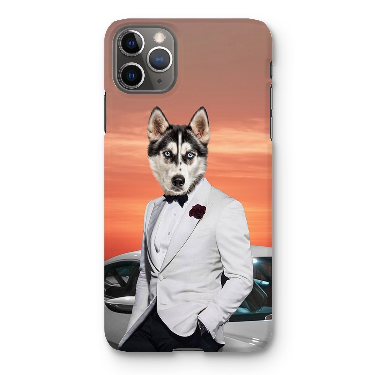 Pet Portraits | 007 (James Bond Inspired): Custom Pet Phone Case | Paw & Glory