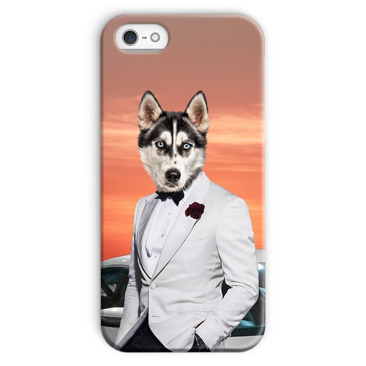 Pet Portraits | 007 (James Bond Inspired): Custom Pet Phone Case | Paw & Glory