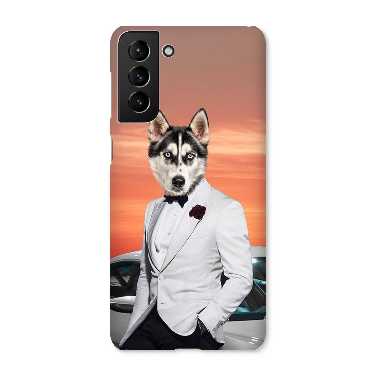 Pet Portraits | 007 (James Bond Inspired): Custom Pet Phone Case | Paw & Glory