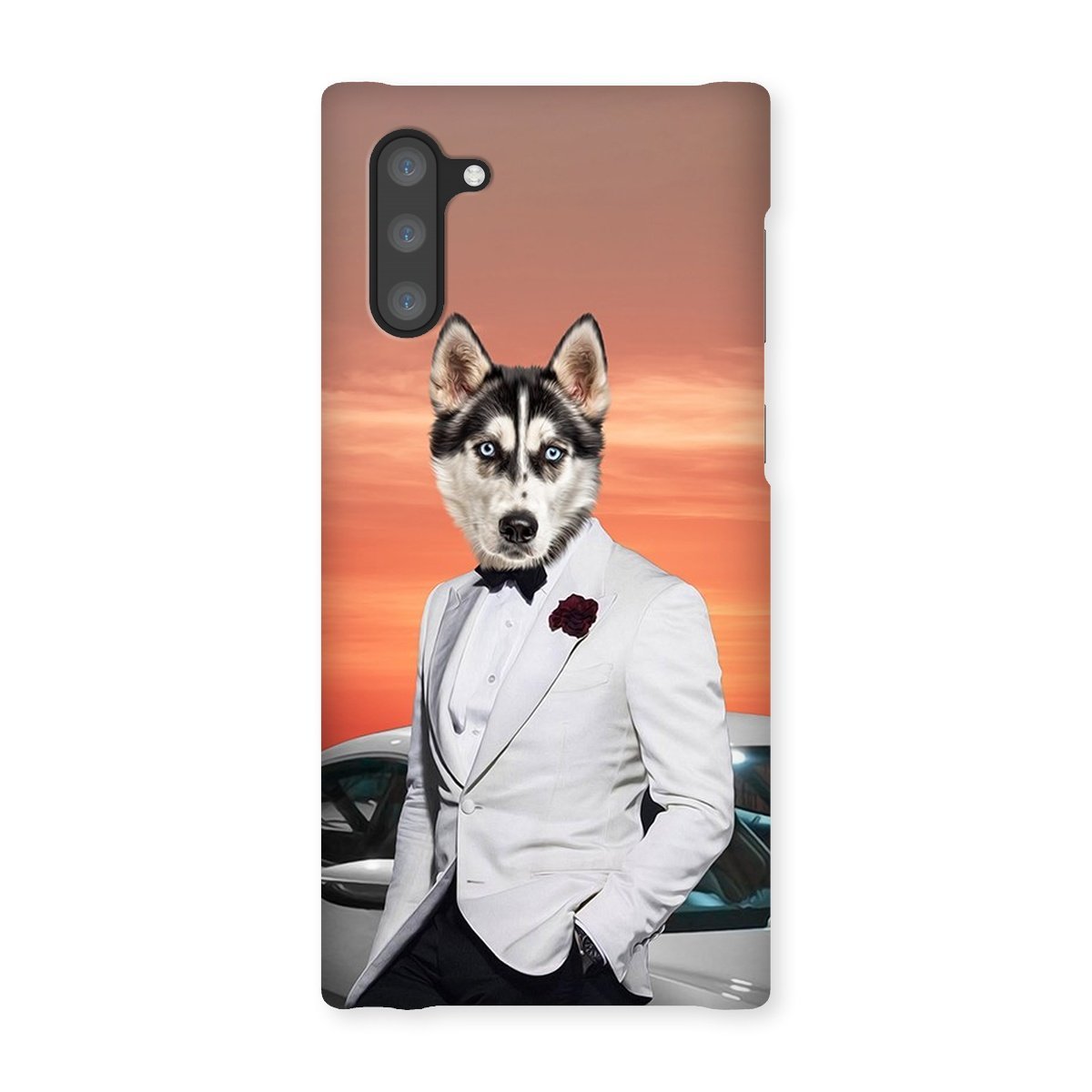 Secret Agent Custom Pet Phone Case | Custom Pet Artwork | Paw & Glory