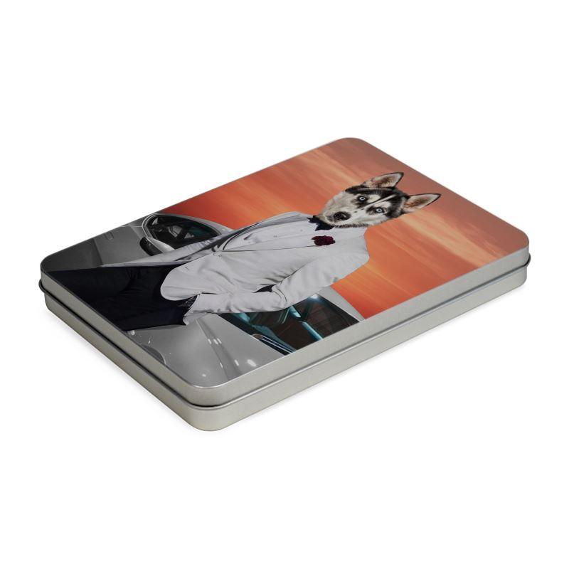 Pet Portraits | 007 (James Bond Inspired): Custom Pet Puzzle | Paw & Glory