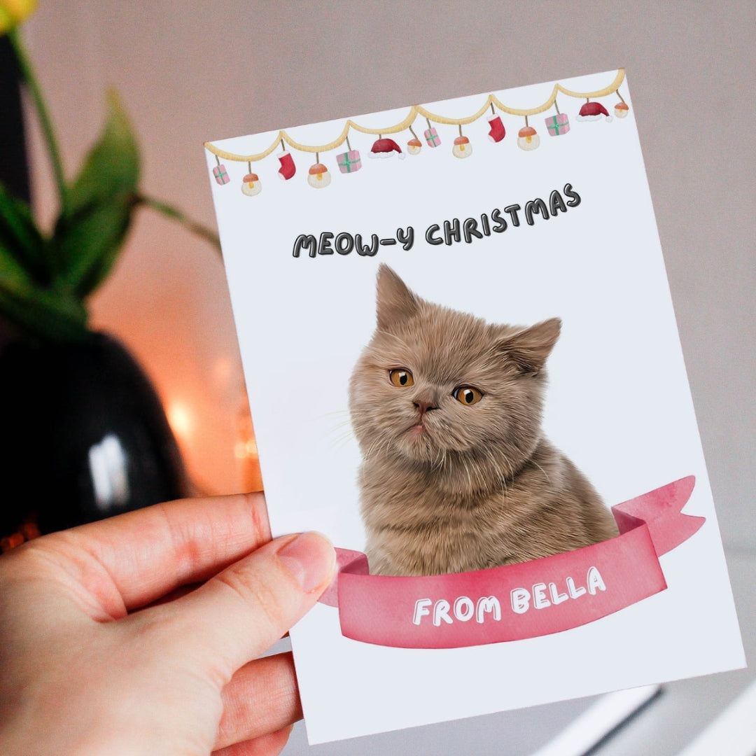 Custom Pet Christmas Cards (Add On)