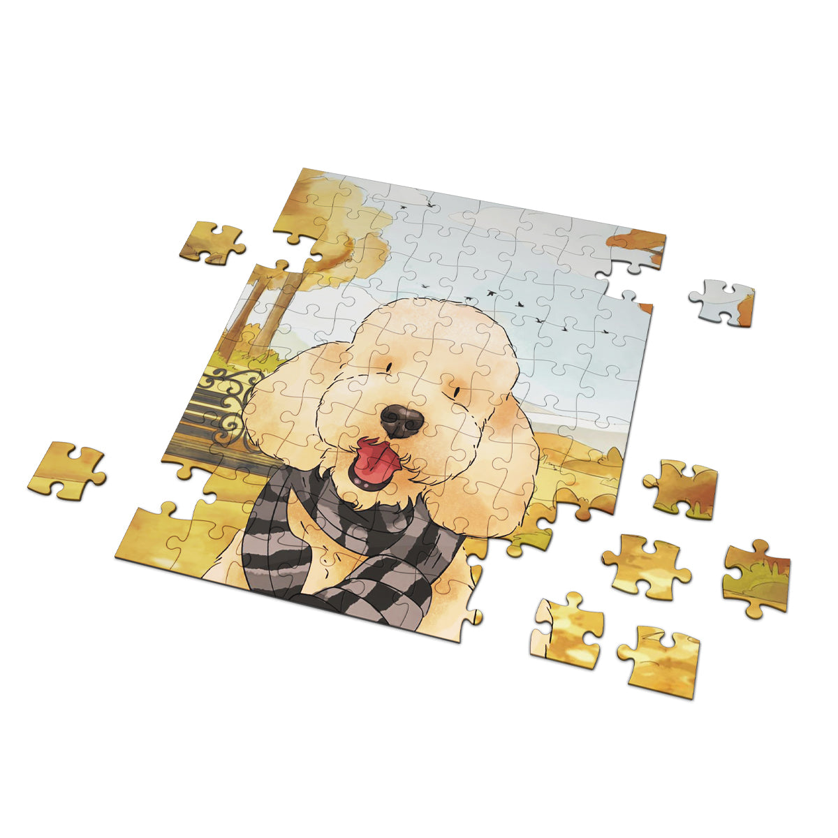 Watercolour: Custom Pet Puzzle