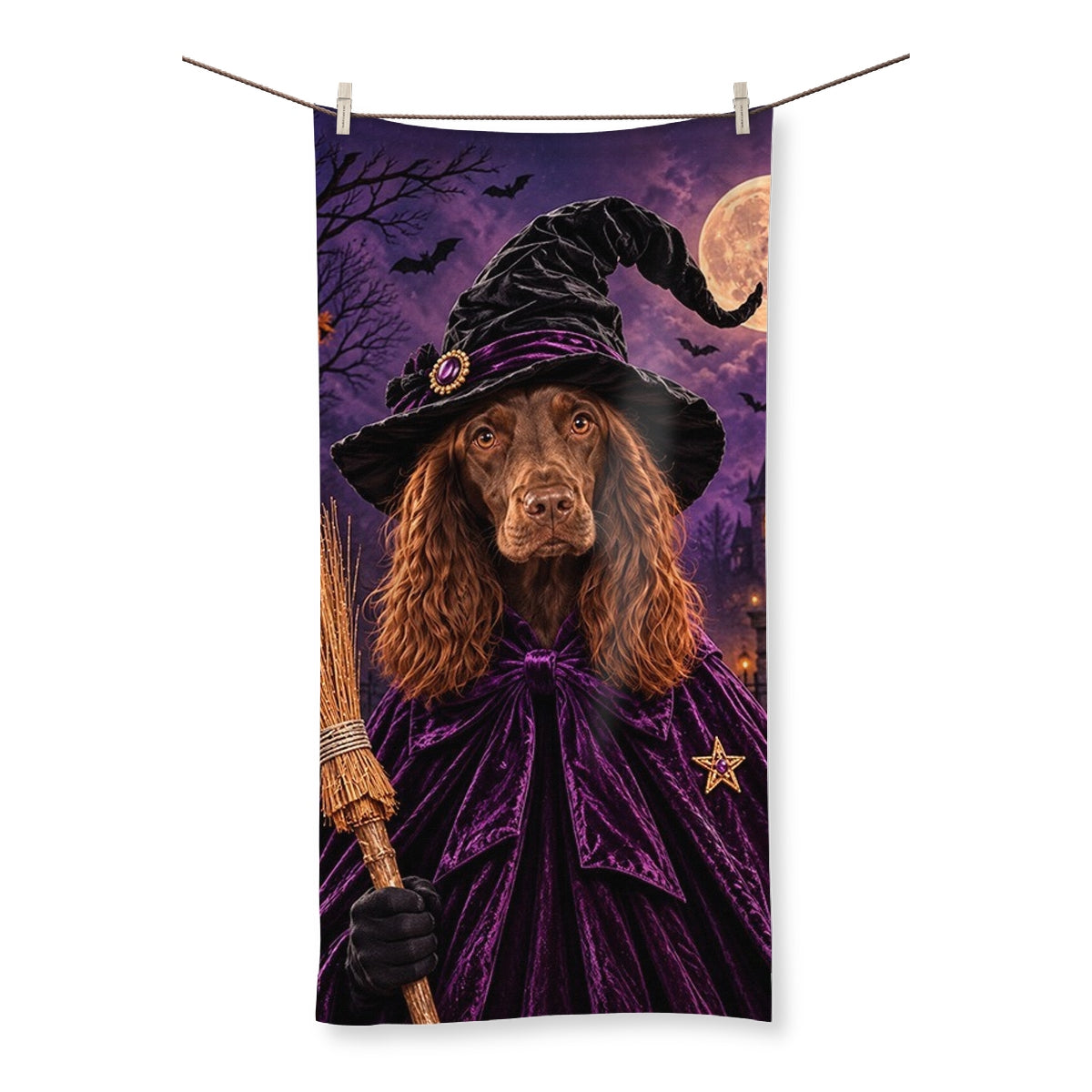 The Witch | Personalised Pet Towel | Paw & Glory